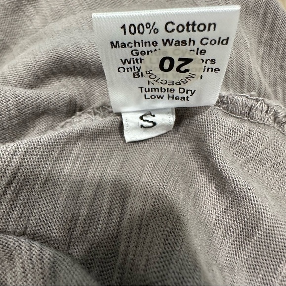 Wilt Asymmetrical Cotton Long Sleeve Tee Grey SZ Small NEW WITH TAGS Retail $128 - Picture 5 of 5